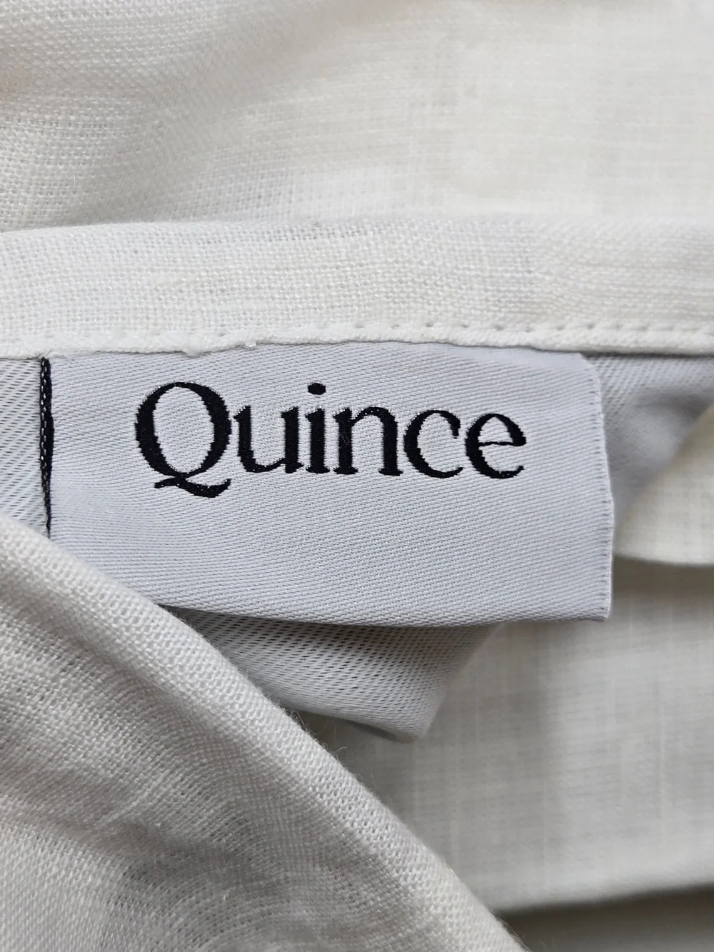 NWT QUINCE Set Of 2 48x84 European Linen True Blackout Curtains White 9367